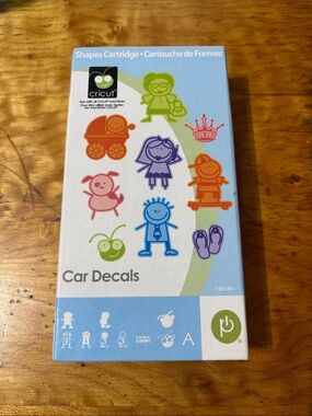 Cricut Car Decals Shapes Cartridge - Used 1 time.  Excellent condition.